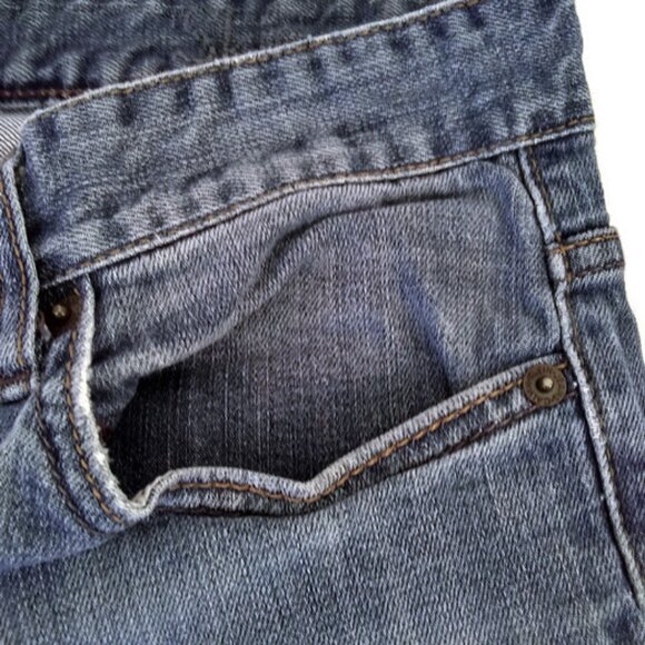 Calvin Klein Women's Distressed Denim Blue Jeans Size 28 - Picture 3 of 11